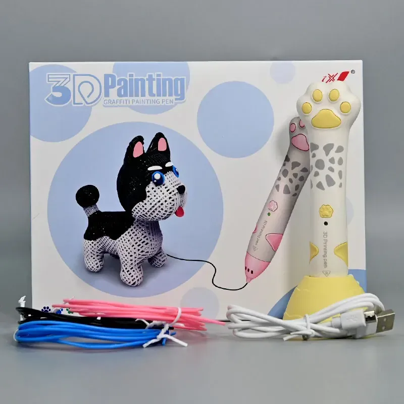 Ручка 3D,3 цвета микс, XJ01-2 1