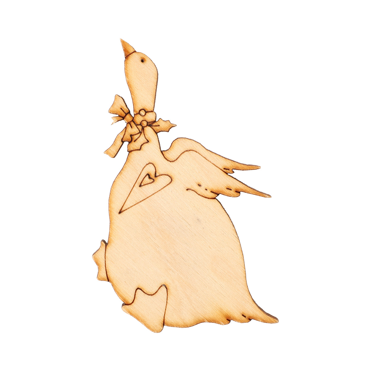 Заготовка магнита деревянная "Тильда. Гусь" 75*45 мм, T035