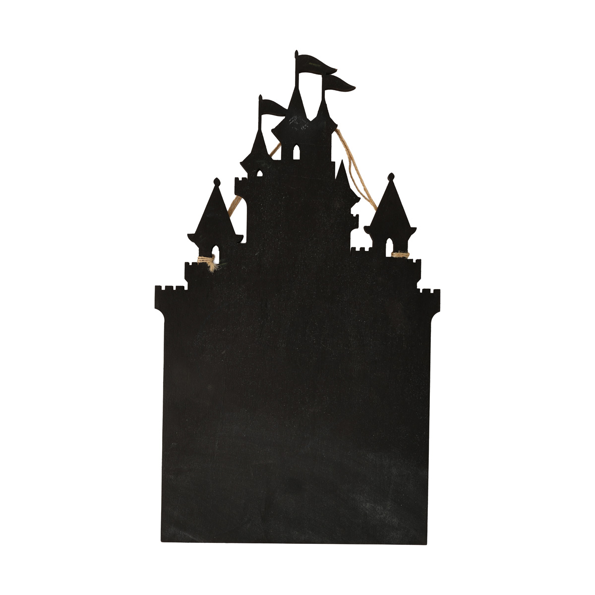 Заготівка дерев’яна Дошка для крейди №5 Замок, 27*47 см (чорна) 918