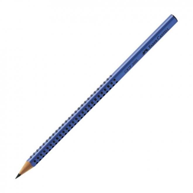 Карандаш чернографитный Grip2001 В синий, 517051, Faber-Castell