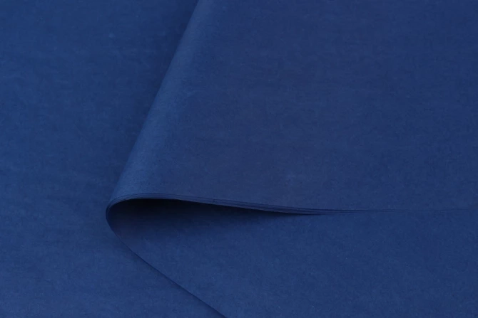 Папирусная бумага тишью 28-12  (75 см*50 см), 5-50533 темно-синяя
