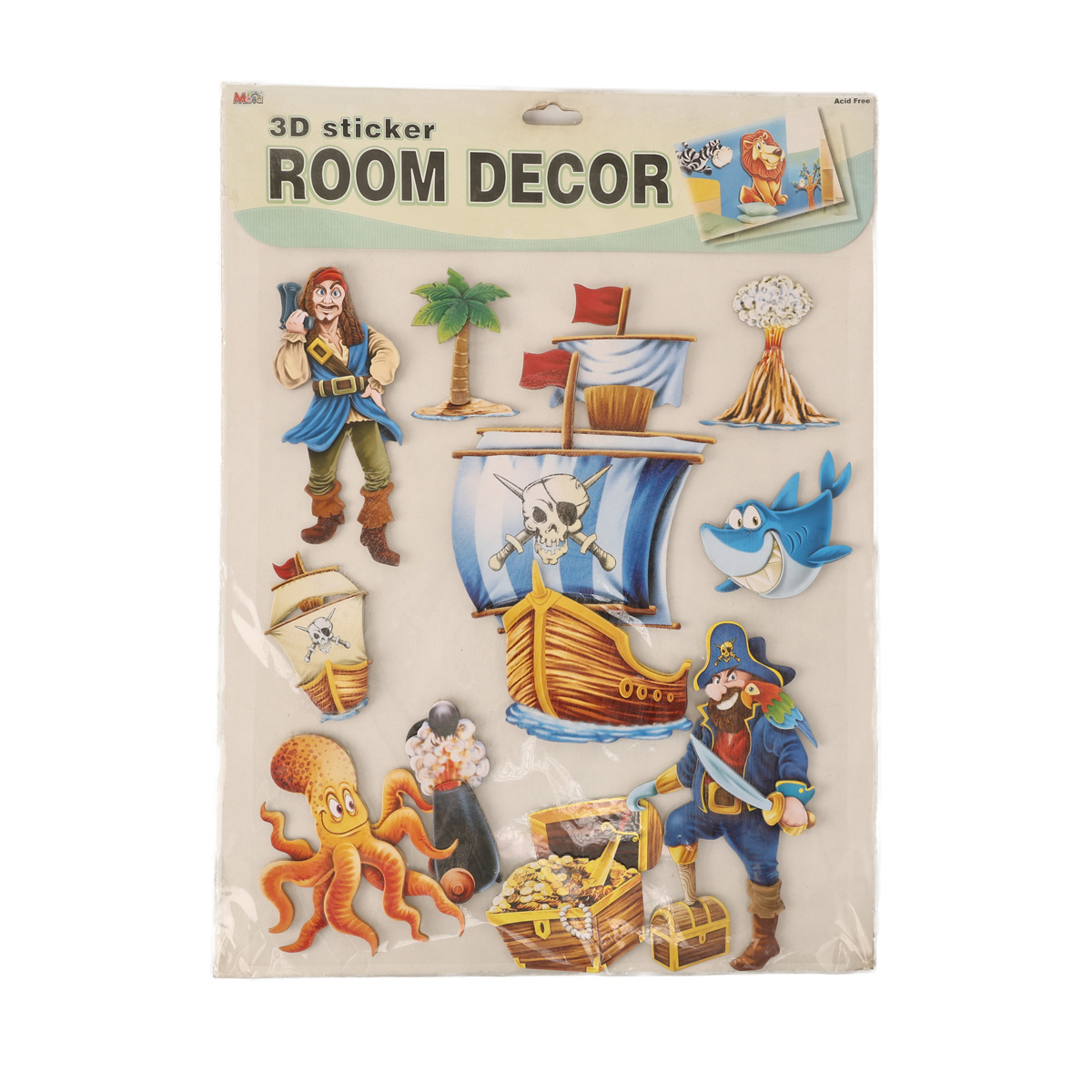 Декорації для дитячої кімнати Пірати RDS-104 1