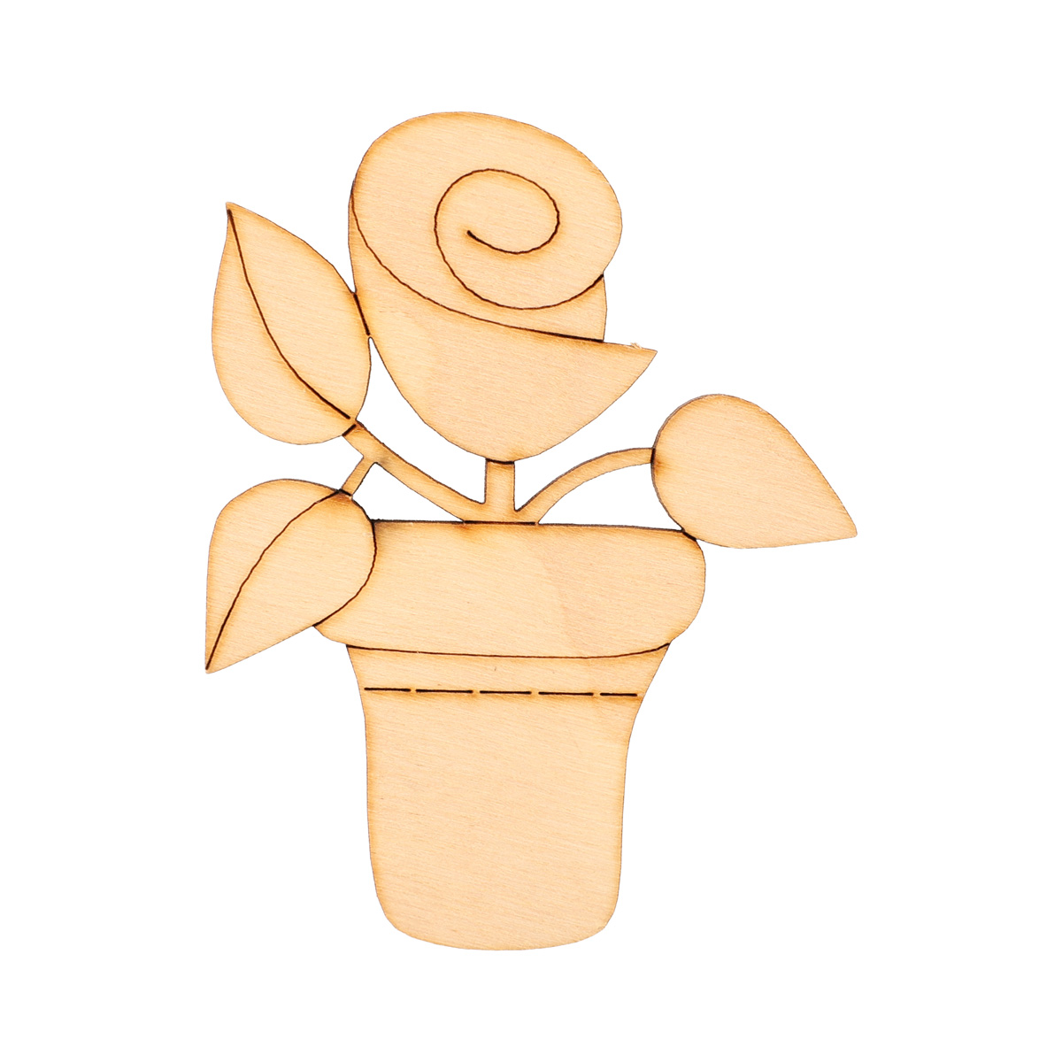 Заготівка дерев’яна Підвіконня "Троянда",  R060