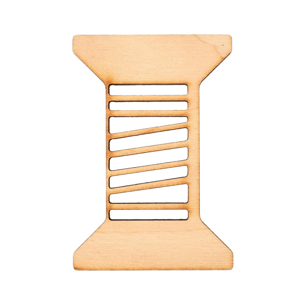 Заготовка магнита деревянная "Катушка - 2", DP026