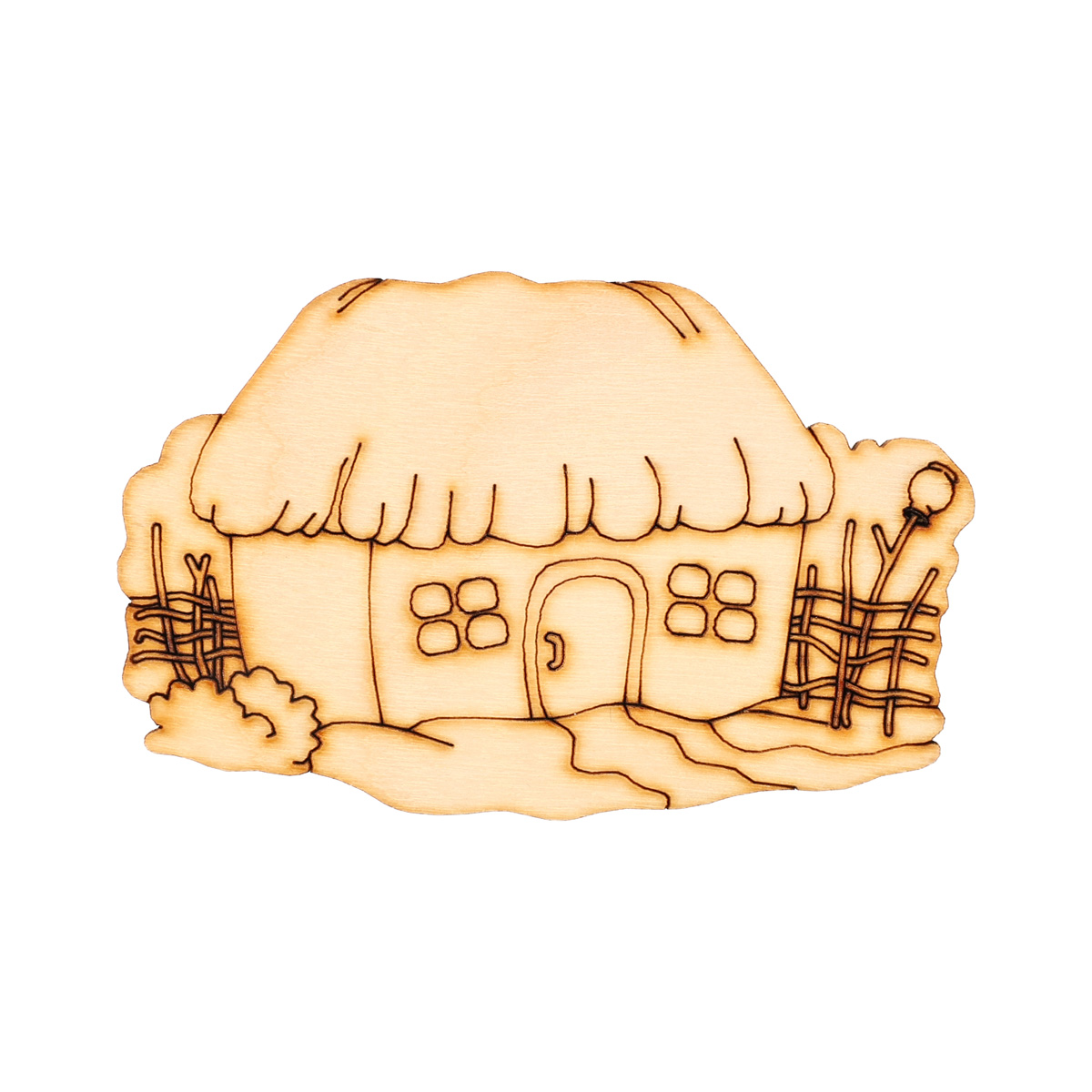 Заготовка деревянная "Пейзажи - Хатка мини", UA10-050М