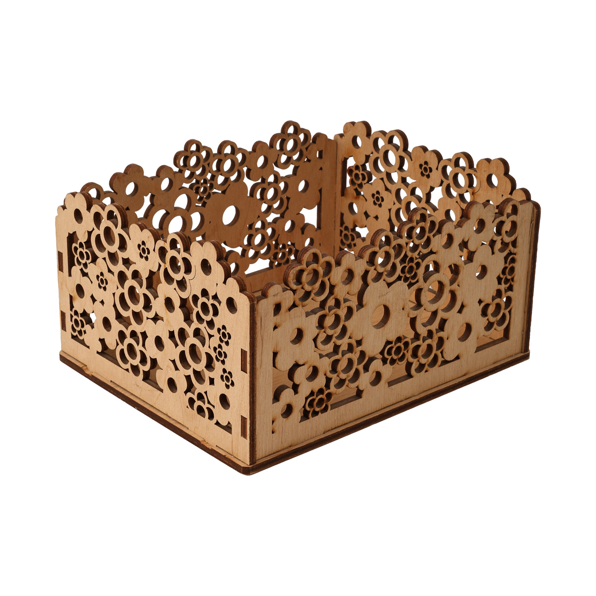 Заготівка дерев’яна Цукерниця "Квіти", 702644