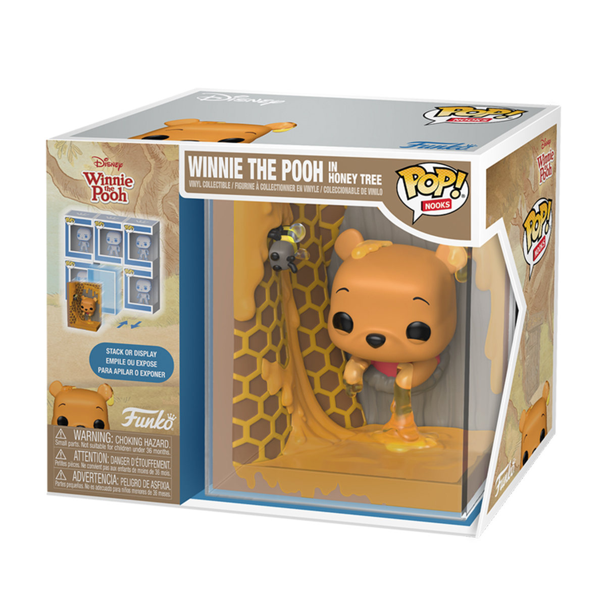 Игровая фигурка FUNKO POP! NOOKS серии "Винни Пух" - Медовое Дерево и Винни, 90266 1