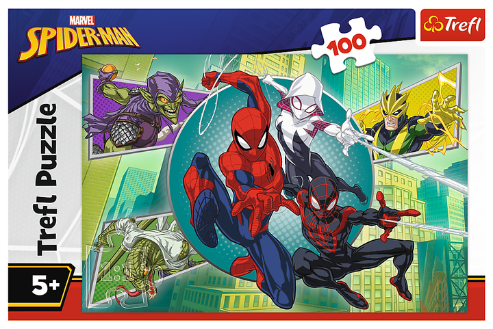 Пазлы "100" - Marvel, Маска Человека-паука, Trefl, 16519 1