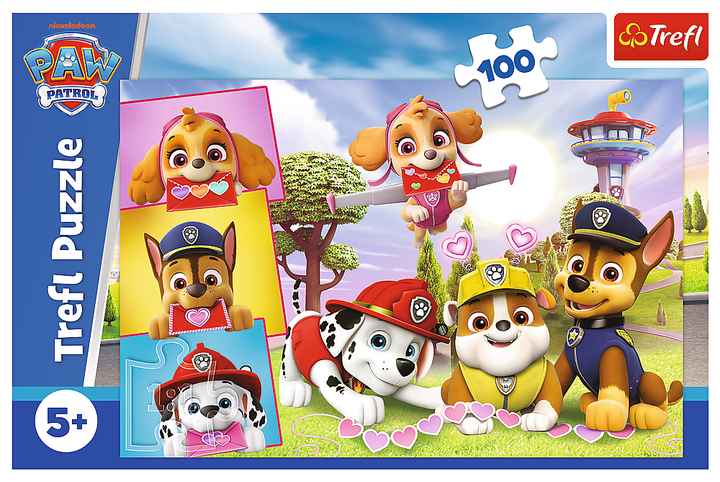 Пазли "100" - PAW Patrol, Безстрашні дівчата, Trefl, 16520 2
