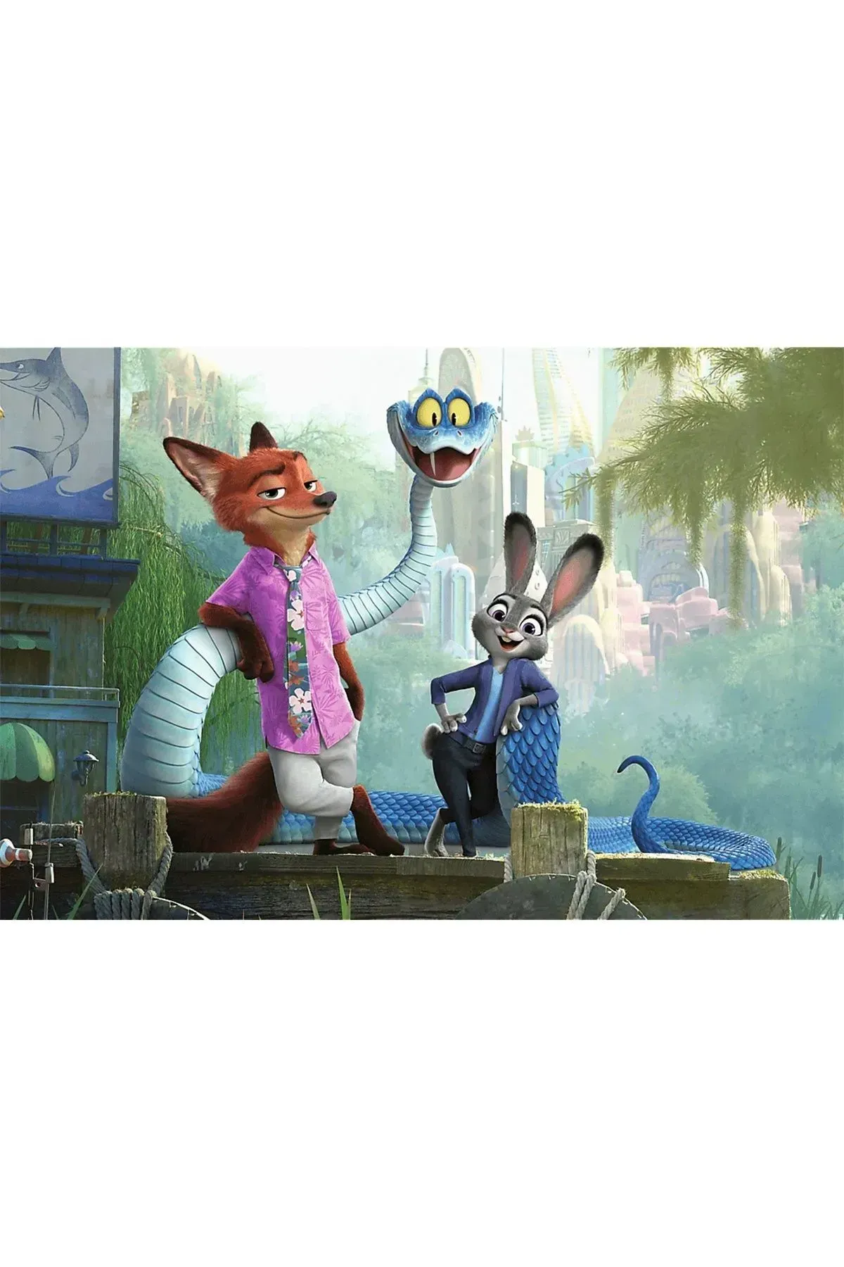 Пазли "100" - Таємниці Зоотрополіс, Trefl, 16523 1