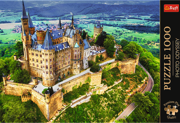 Пазлы "1000 Premium Plus" - Фото Одиссея: Замок Гогенцоллерн, Германия, Trefl, 10825 1