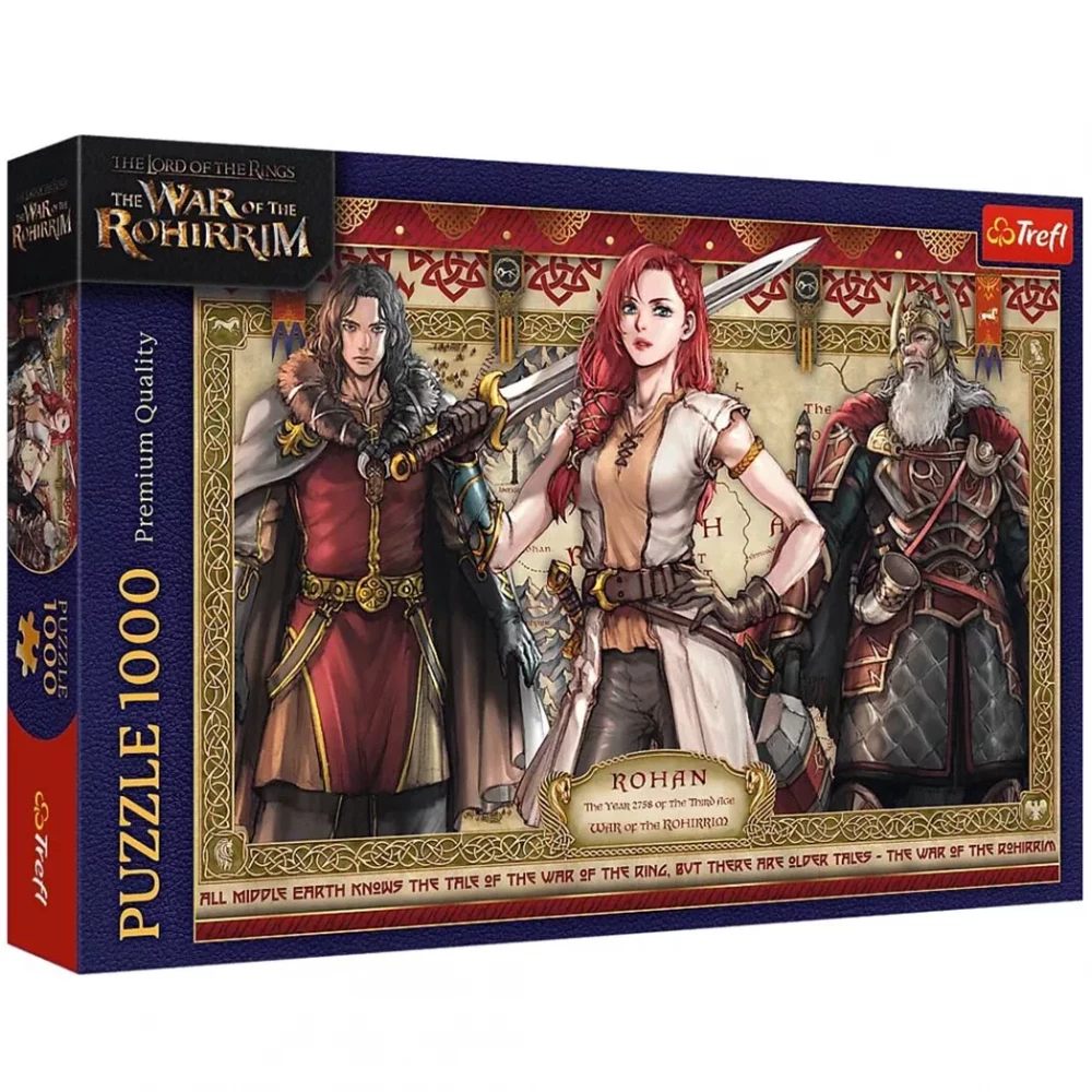 Пазлы "1000" - Обладатель колец: Война Рохиррим, Trefl, 10937