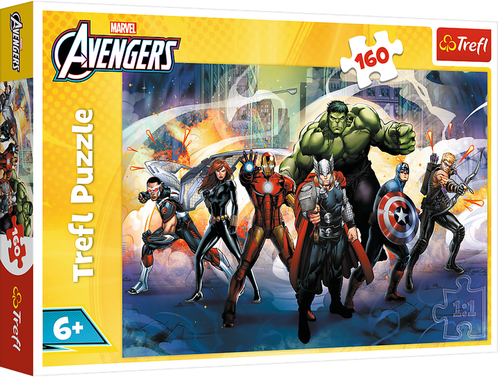 Пазли "160" - Marvel, Суперсили, Trefl, 15428