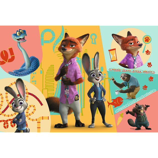 Пазлы "160" - Итого в Зоотрополии, Trefl, 15429 1