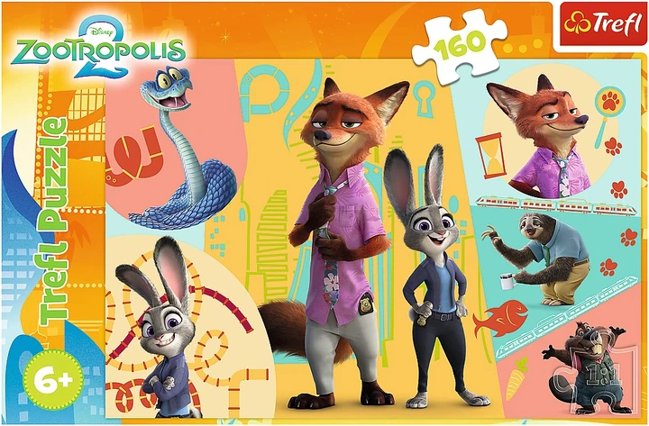 Пазлы "160" - Итого в Зоотрополии, Trefl, 15429 2