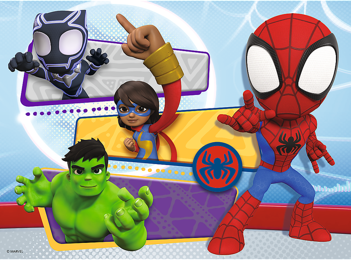 Пазлы "30" - Marvel, Отважный Человек-паук, Trefl, 18322 1