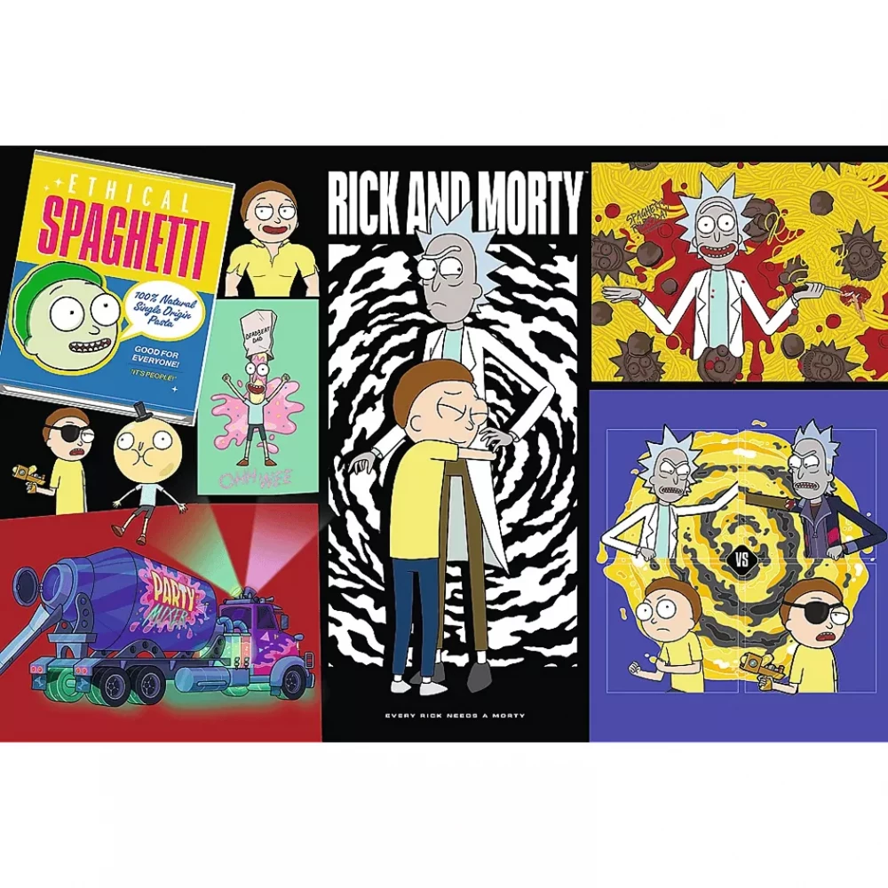 Пазлы "300" - Warner Rick and Morty, Странное место в галактике, Trefl, 23035 2