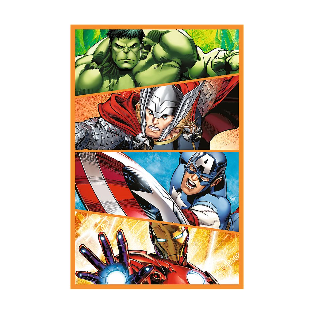 Пазли "3x80" - The Avengers, Дні наповнені діями, Trefl, 34883 3