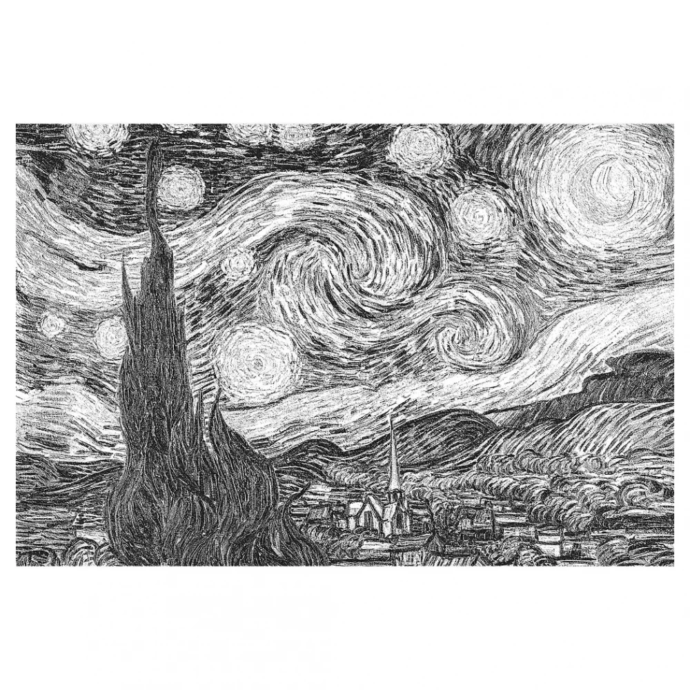 Пазли "500 Art" - Зоряна ніч, Trefl, 37544 3