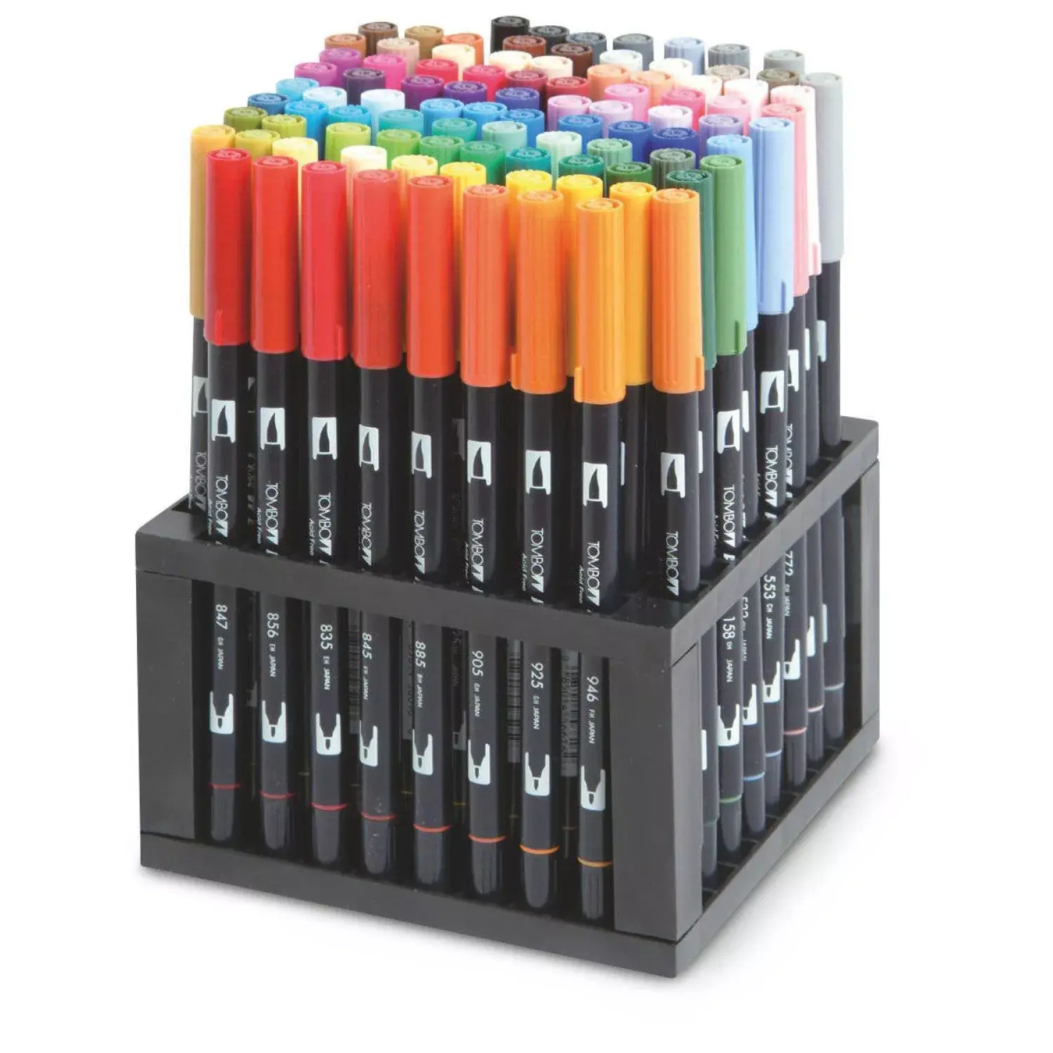 Набір маркерів двосторонніх Dual Brush Pen 107 кол. +1 блендер, в. кор., ABT-108C ТМ "Tombow" 1