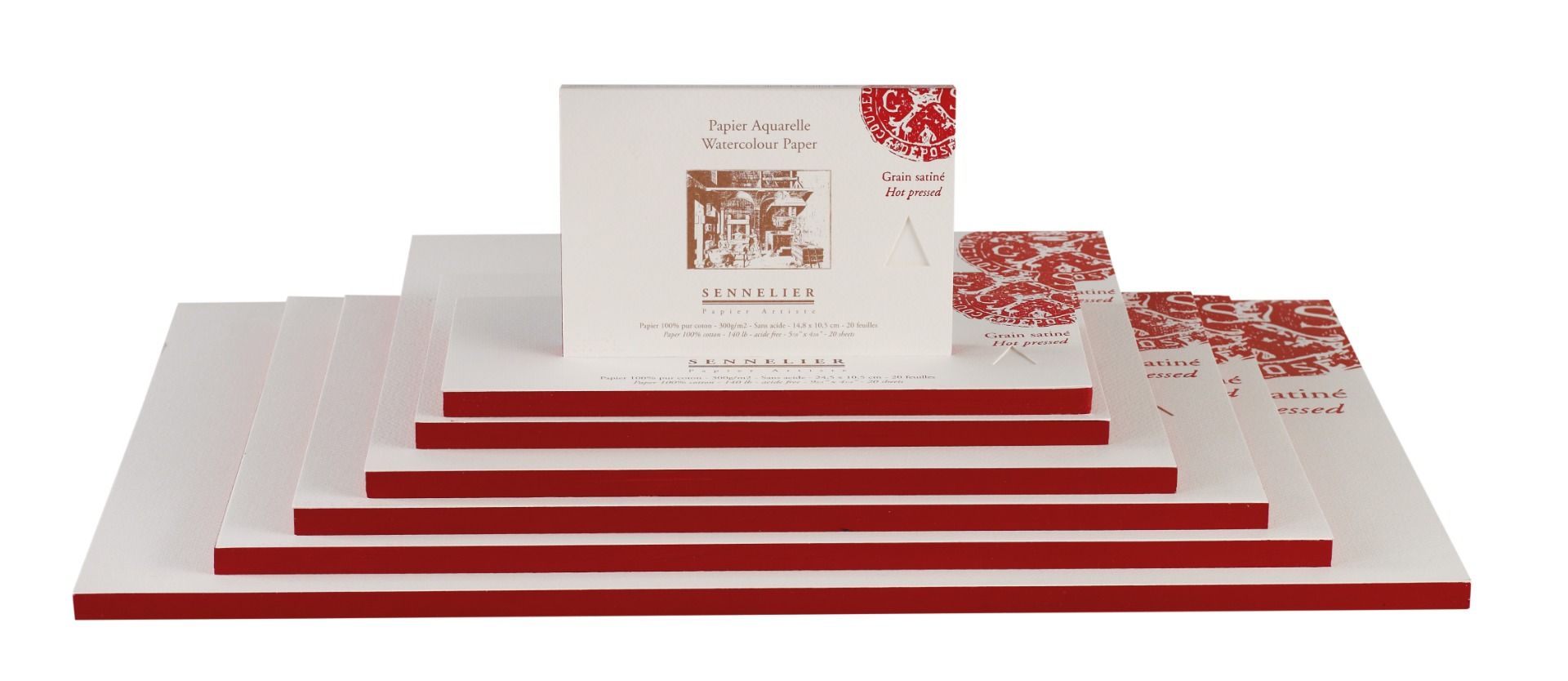 Склейка для акварелі "Sennelier" 20 арк., гаряче пресування, 300 г/м, (A6) 14,8*10,5 см, N139836 2