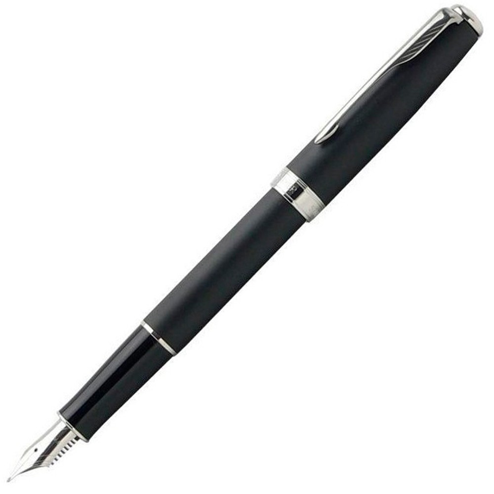 Ручка перо Sonnet мат.-чорн. Хром Parker (F 27С)84 412C