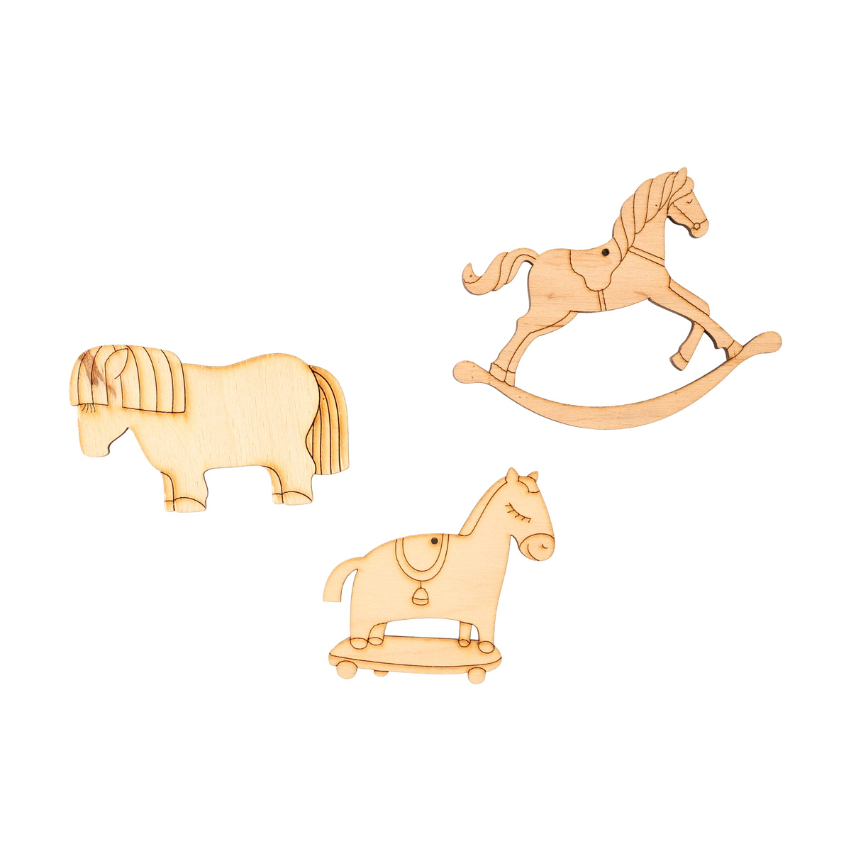 Заготівка дерев’яна Конячка, в асортименті 315/316