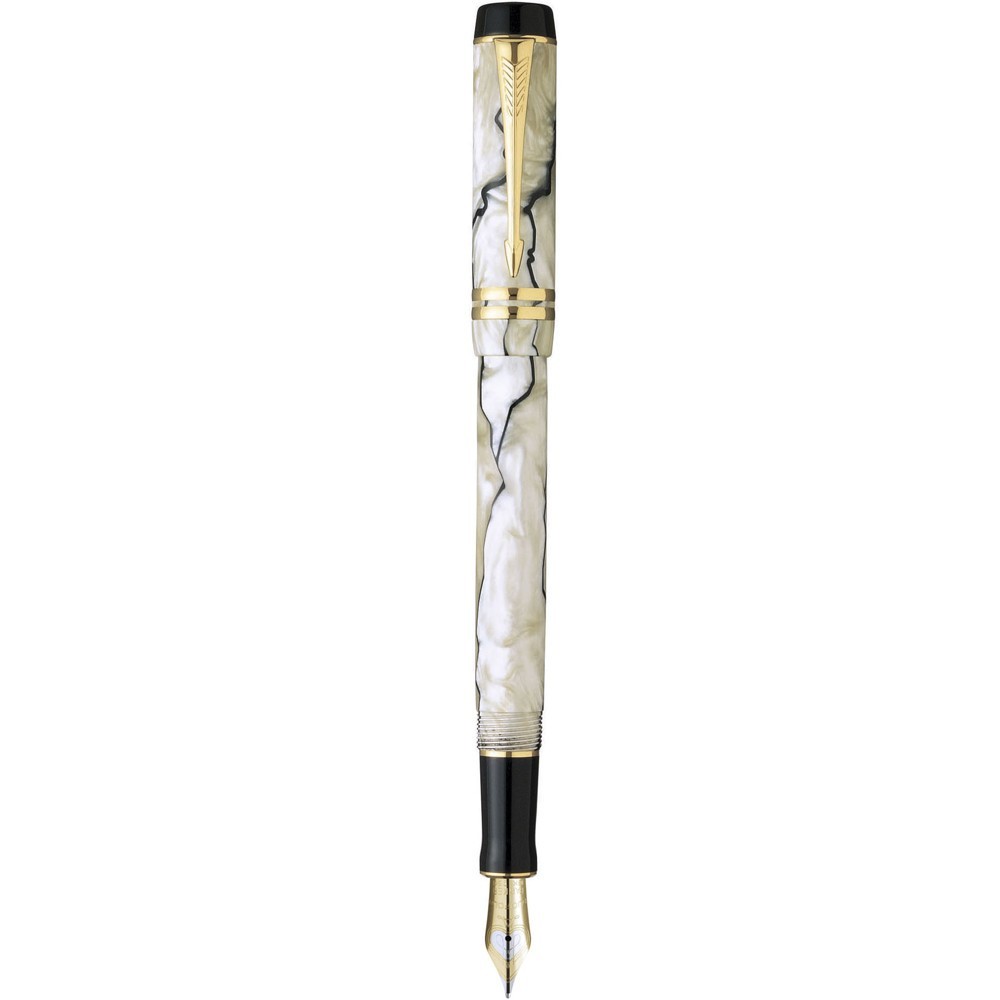 Ручка перо Duofold Pearl and Black NEW FP Parker, 97 612Ж