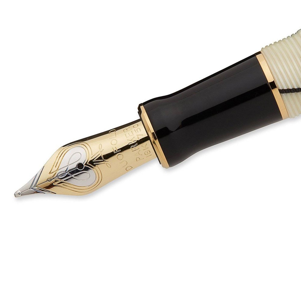 Ручка перо Duofold Pearl and Black NEW FP Parker, 97 612Ж 3