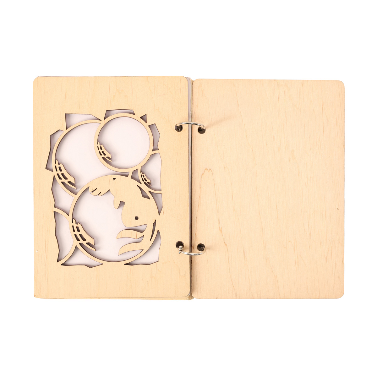 Заготівка дерев’яна Блокнот 40 арк., 10,5*15 см (невідбілений папір) в асортим. 13