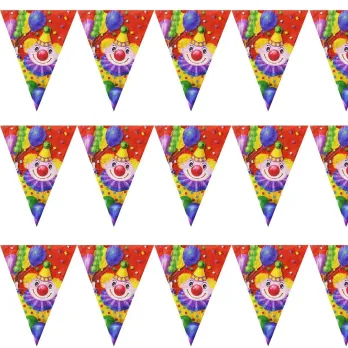 Гірлянда-вімп. Клоун з кульками 360 см, 1505-0204