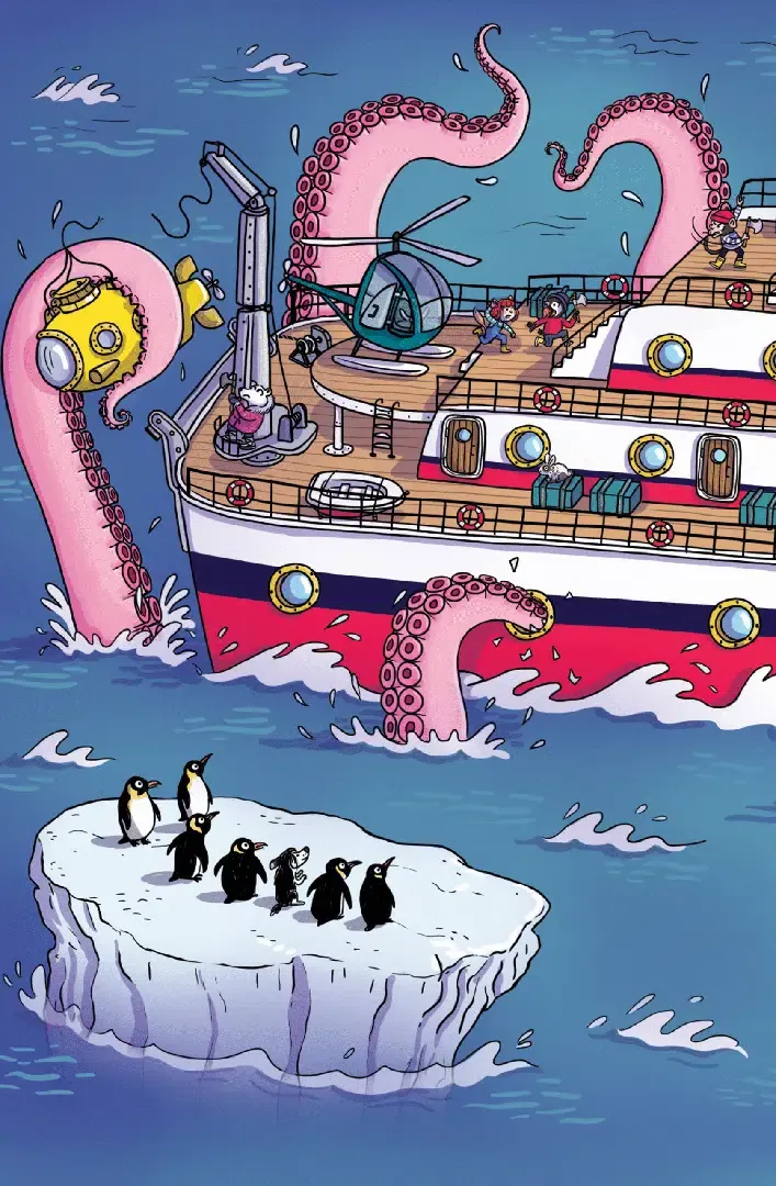 Книга "Маленькие загадки на каждом этаже. Том 4. Совсем не страшно" (у) (6918) 8