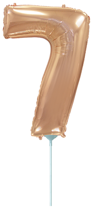 Кулька Ф ЦИФРА 7 14" рожеве золото ПАК, 3206-0587