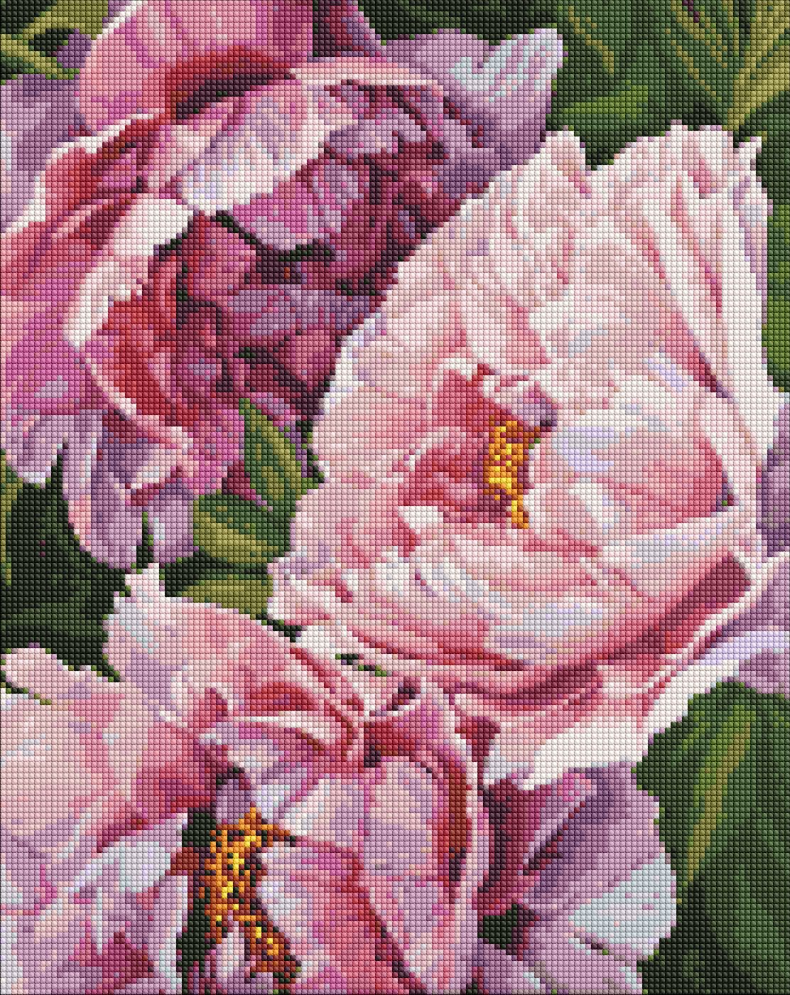 Набір з алмазною мозаїкою "Магія квітів" 40*50 см, AMC7652 ТМ "Ідейка"