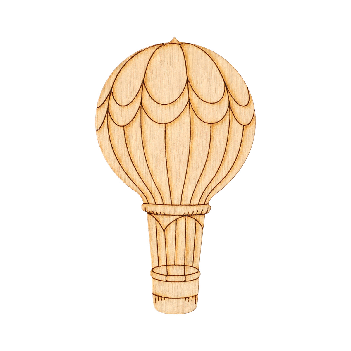 Заготівка дерев’яна Повітряна куля (гравірування), в асортименті 105