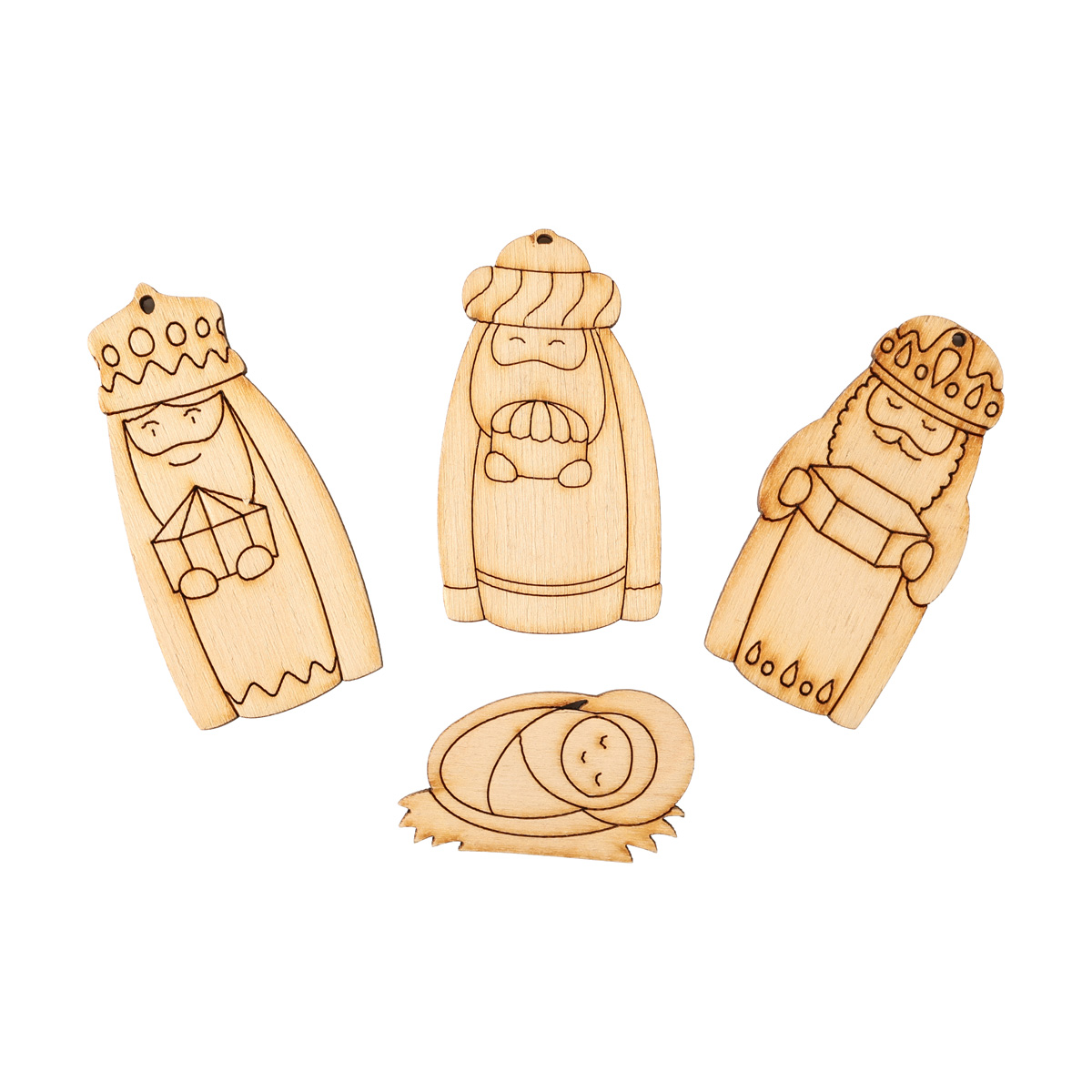 Заготівка дерев’яна Різдво в асортименті, 215/1