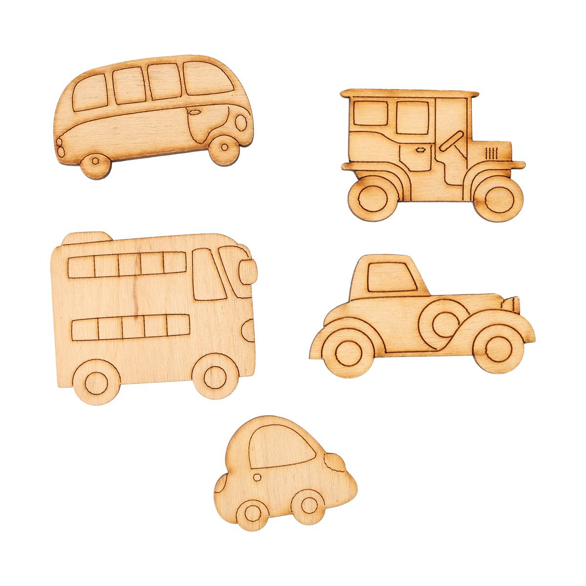 Заготівка дерев’яна Транспорт, в асортименті 405