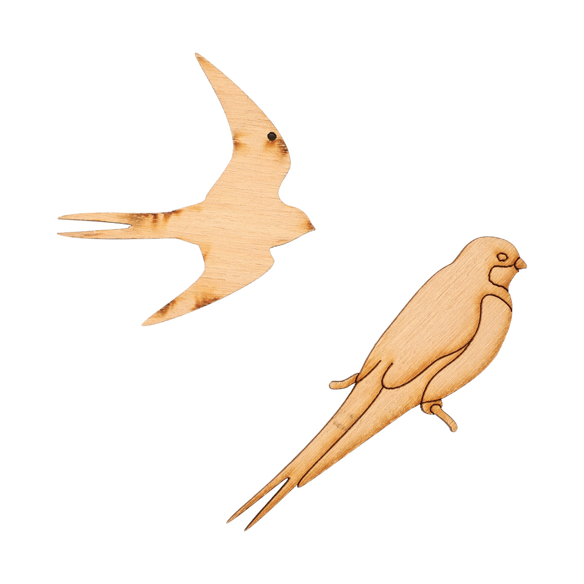 Заготовка деревянная Птичка, в ассортименте, 304