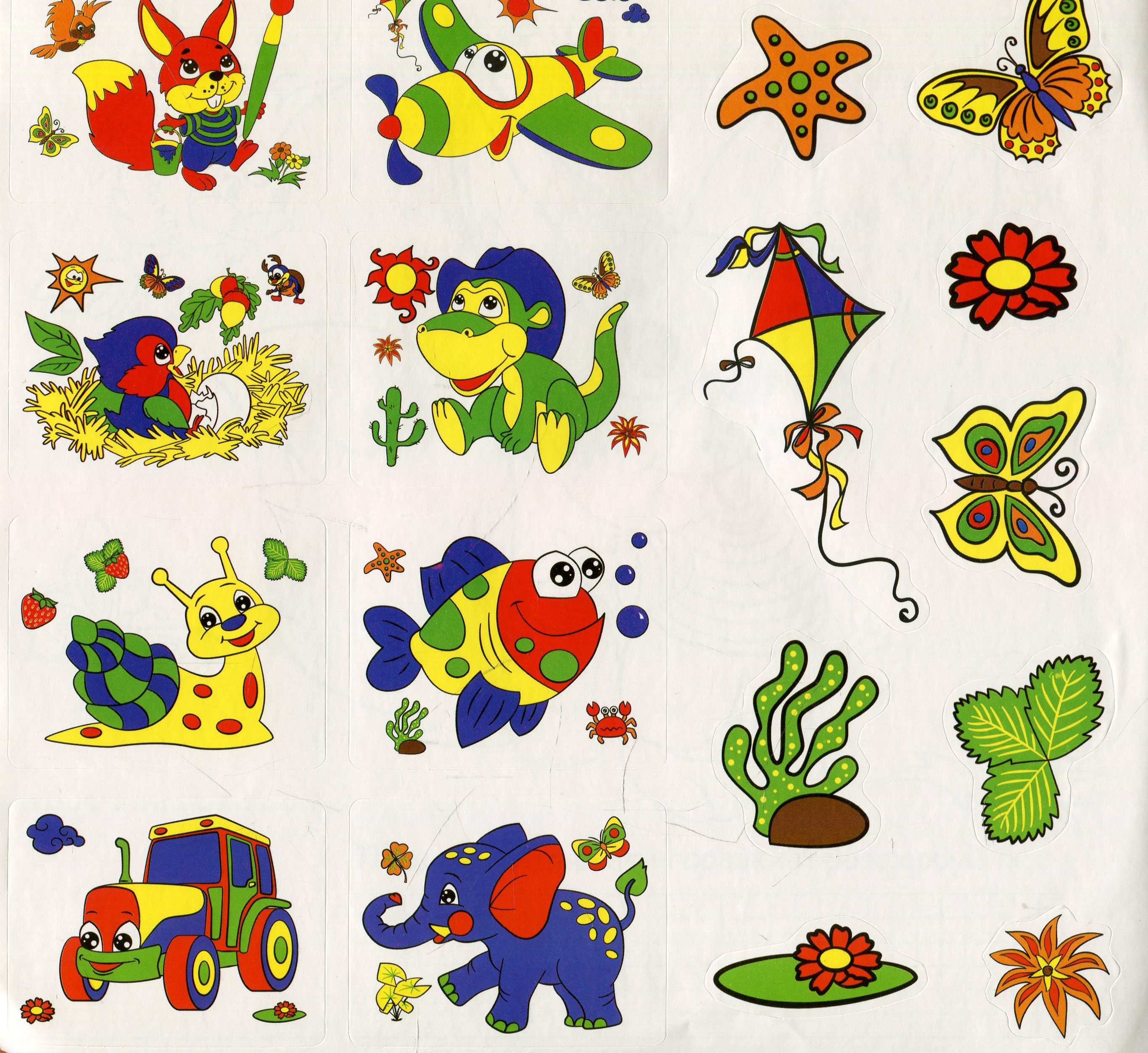 Розмальовка "Супер-розмальовки з наліпками та фарбами. Пташка" (у) (9925) 3