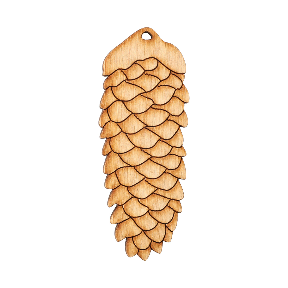 Заготовка деревянная Елочная игрушка, в ассортименте