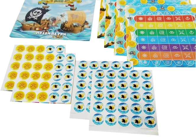 Настільна розважальна гра "Морський бій. Pirates Gold" укр (10), G-MB-03U 4