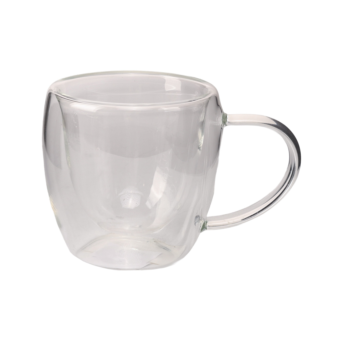 Чашка стеклянная с двойным дном 100 мл, 671-132 1