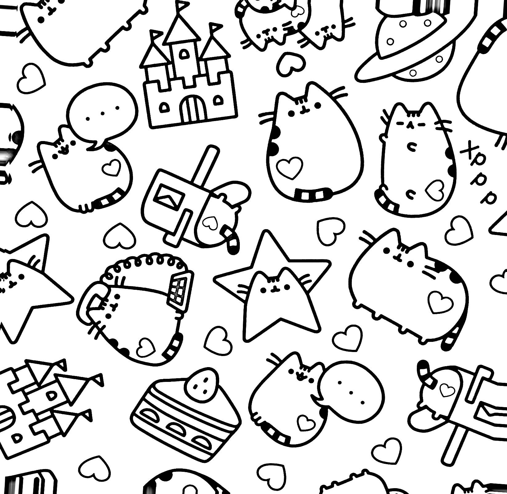 Раскраска "Pusheen. Минираскраска. Белтон Кл." (у) (1722) 8