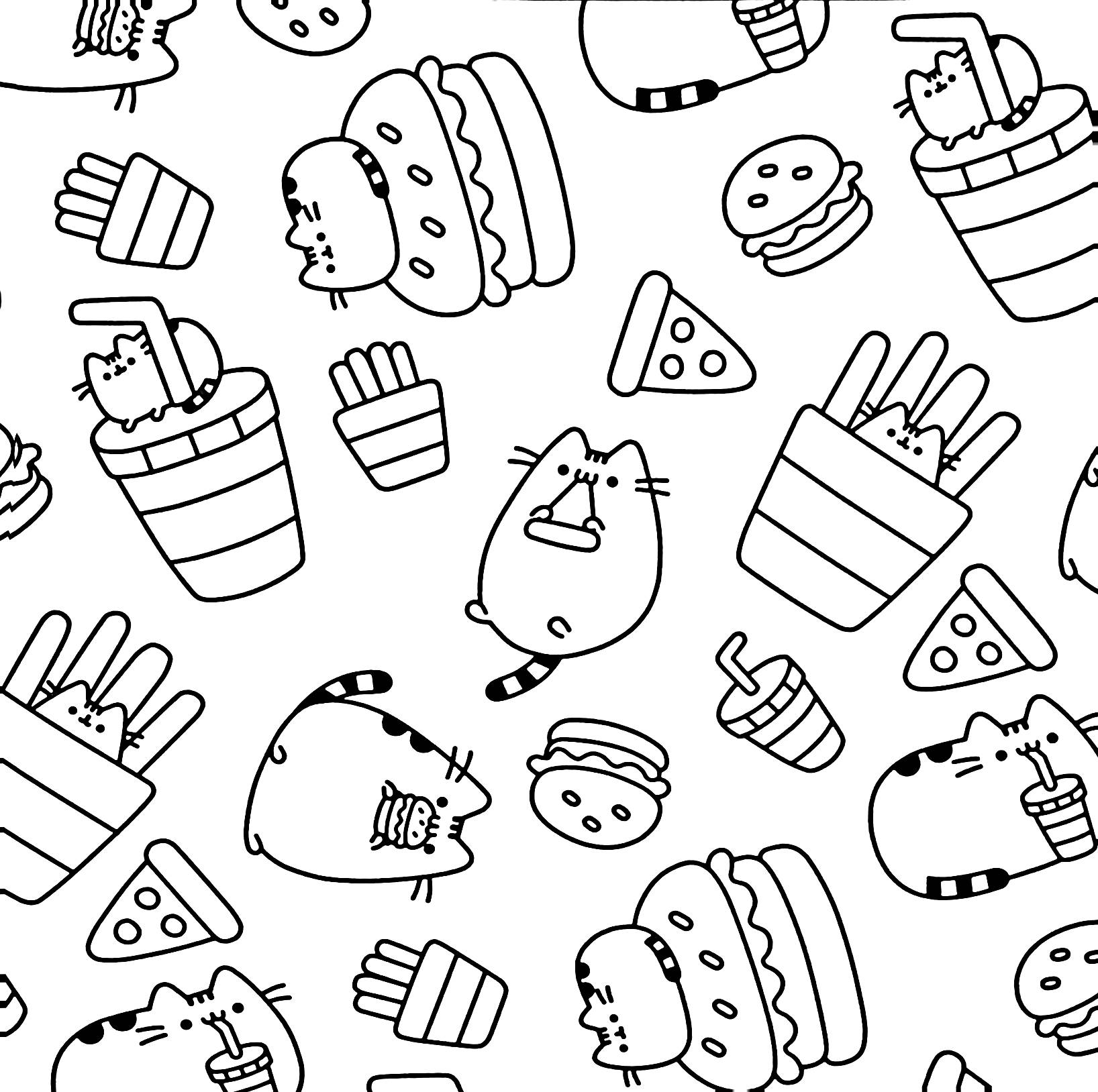 Раскраска "Pusheen. Минираскраска. Белтон Кл." (у) (1722) 9