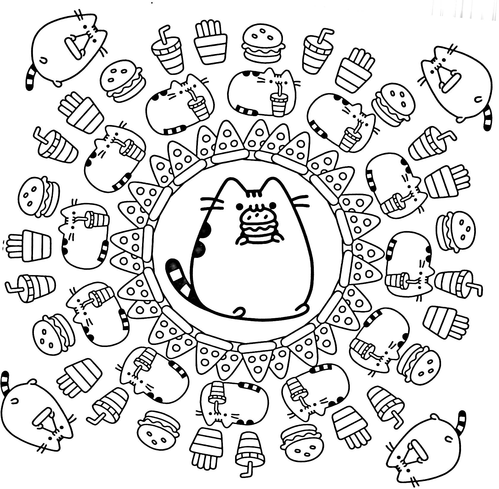 Раскраска "Pusheen. Минираскраска. Белтон Кл." (у) (1722) 10