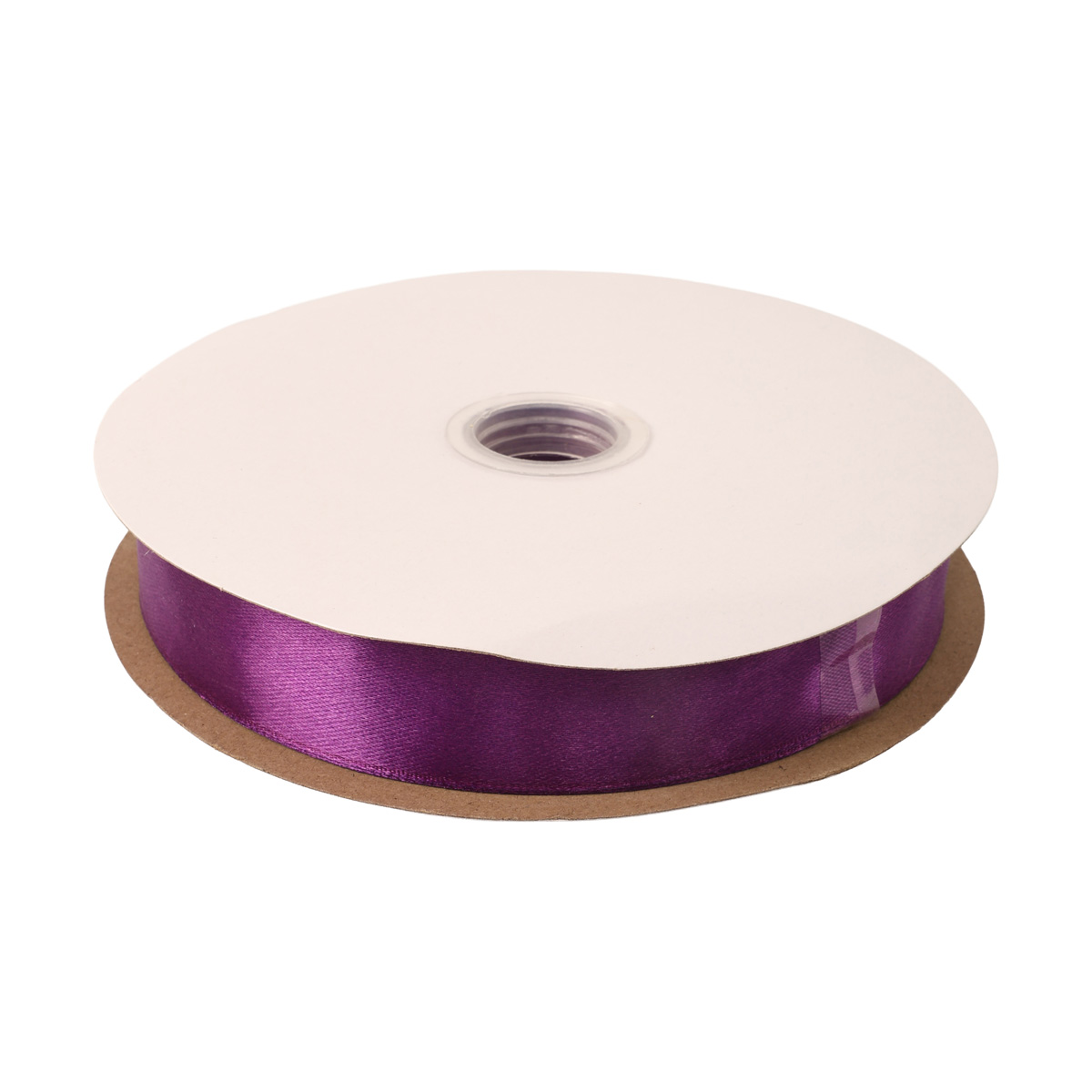 Стрічка атлас 25 мм-91,4 м, фіолетова 34, 58-10550 1