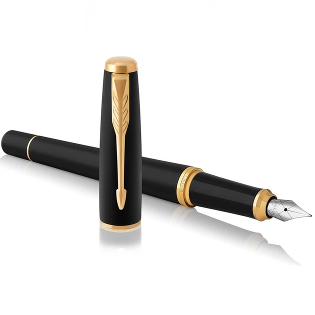 Ручка перо Urban мат. чорн. з позол. Parker (F 19Ч) 20 212Ч, 30 011 3