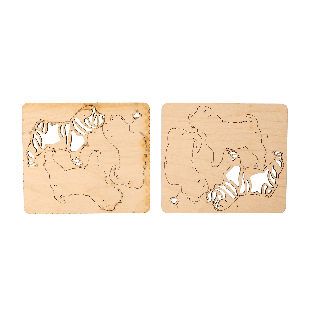 Набор-Конструктор "Шарпей" (12,3*3,6*9,5 см) фанера, 084-F 2