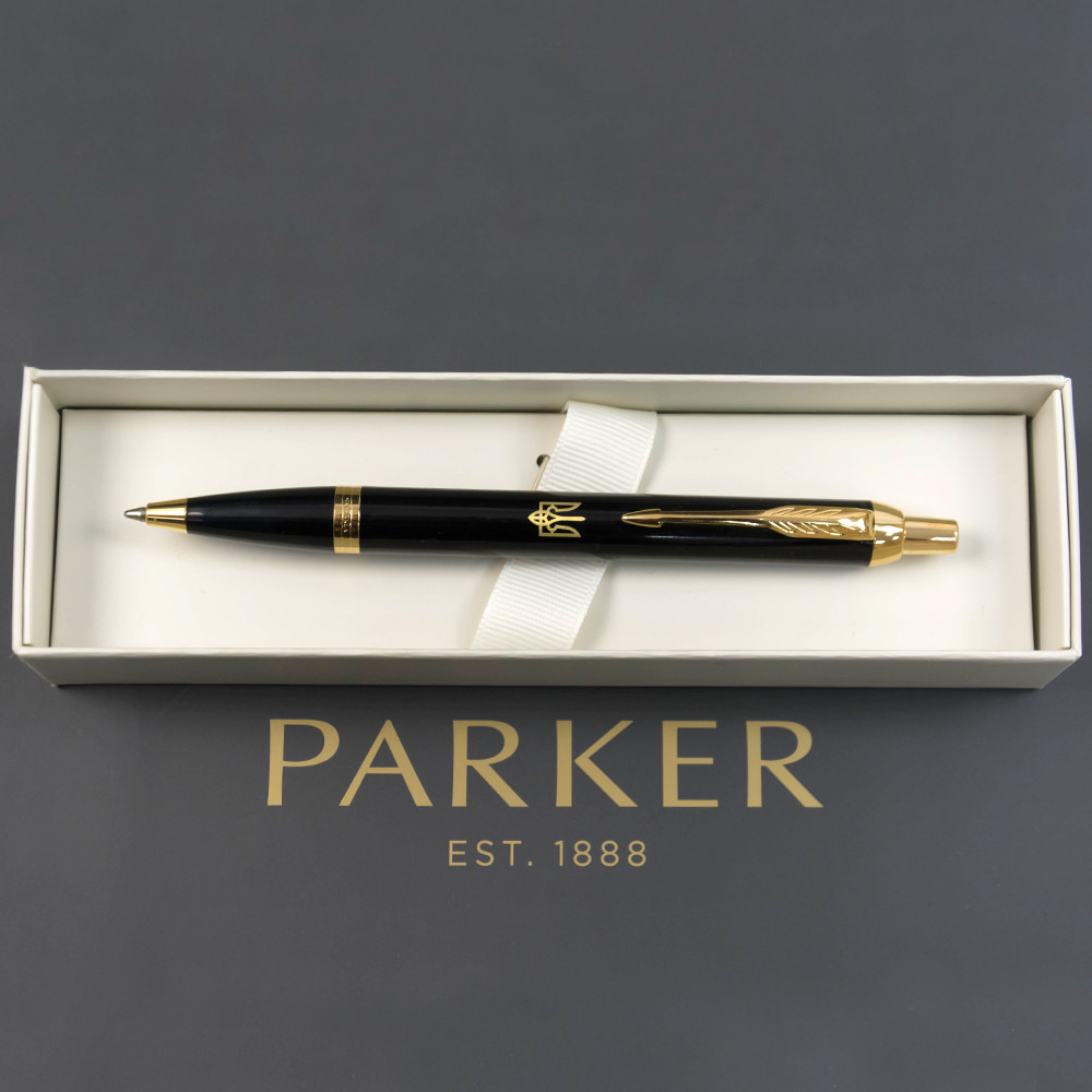 Ручка кульк. IM Black позол. Parker Тризуб, 22032_TR 4