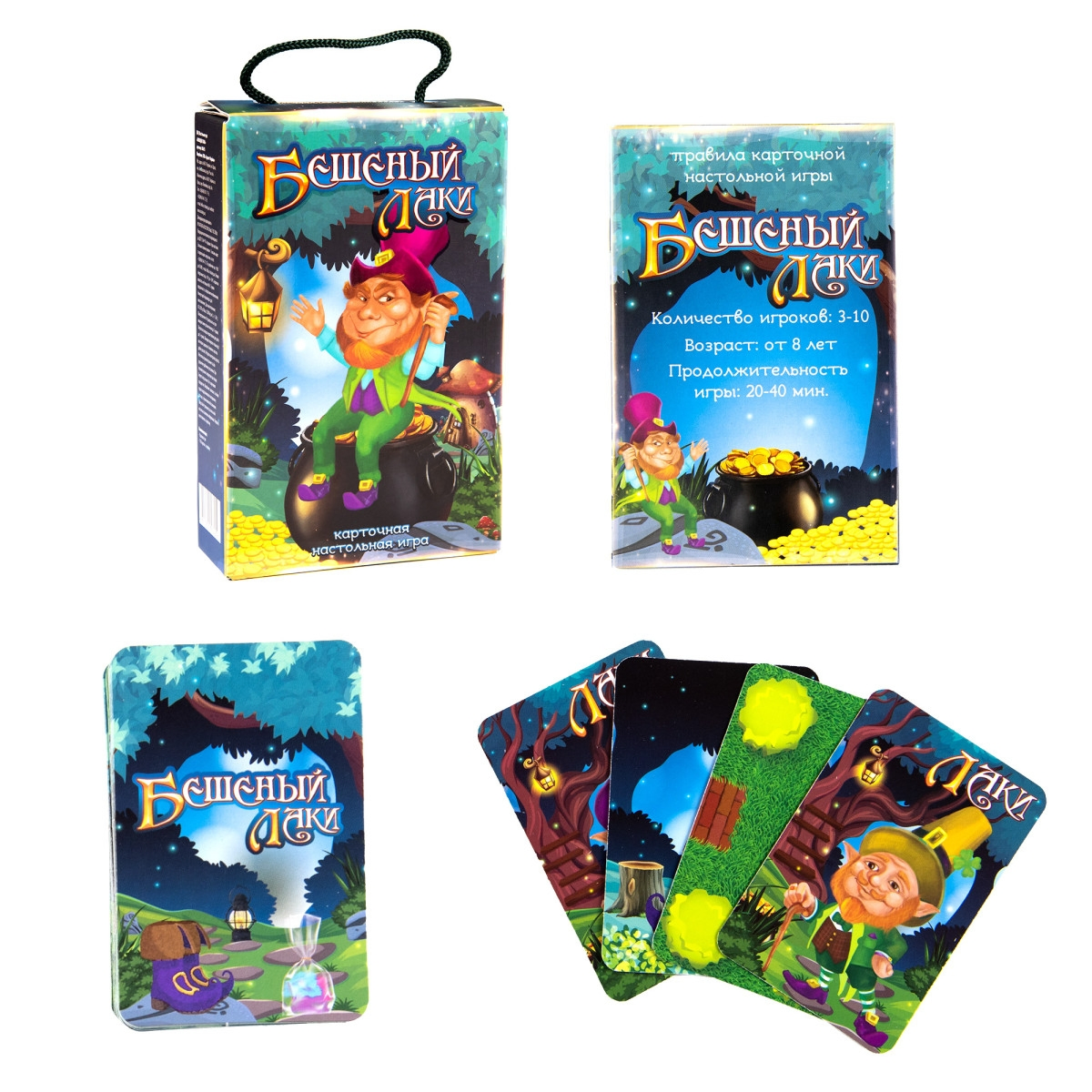 Игра настольная "Злодей Лаки" (рус) 30615, ТМ "Strateg" 1